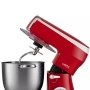 Планетарен миксер с купа от инокс Voltz, 2100W, 7.5 литра, 3 бъркалки, 6 степени + Pulse, LED, Черве, снимка 7