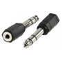 Конектор, Преход Stereo jack 6.3mm (M) – Stereo jack 3.5mm (F), снимка 1 - Други - 43213440