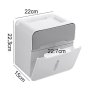 57500 Самозалепяща поставка за тоалетна хартия с чекмедже и рафт за телефон, снимка 11
