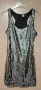 УНИКАЛНА рокля със сребристи пайети , снимка 3