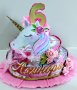 Картонена торта и пинята Еднорог , снимка 18