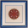 Ръчно бродирана Шевица елбетица bulgarian embroidery в рамка за подарък , снимка 1 - Декорация за дома - 43256106