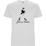 Нова мъжка тениска с логото на Johnnie Walker (Джони Уокър) в бял цвят