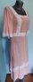 Винтидж кенарена рокля с дантела / Англия , снимка 4