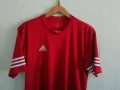 Adidas Climalite нова оригинална червена тениска фланелка размер L, снимка 4