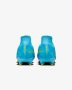Футболни обувки NIKE ZOOM MERCURIAL SUPERFLY 9 ACADEMY KM BALTIC BLUE/WHITE размер 45, снимка 5