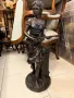 Голяма, антикварна бронзова скулптура, снимка 1