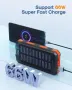 30000mAh Solar Power Bank,бързо зареждане,4 порта/USB-C/фенер,телефон/таблет, снимка 4