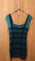 Къса рокля синьо-черно (НОВА), снимка 1 - Рокли - 32478856