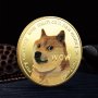 Dogecoin - позлатена колекционерска монета, снимка 3