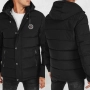 Мъжко зимно ватирано яке с качулка, 4цвята , снимка 4