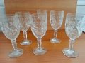  кристални чаши за вино , снимка 1 - Антикварни и старинни предмети - 28429063
