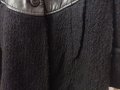 Дамско черно палто с паделка марка Radek's, снимка 4