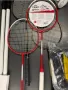Нов комплект за федарбал с мрежа, 4 ракети (хилки) и перца, снимка 4