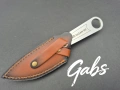 Нож KA BAR OLEAN NY ,фултанг с кожена кания, снимка 6