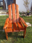 Дървен градински стол / кресло, снимка 1 - Градински мебели, декорация  - 44873080