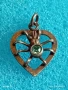Винтидж сребърен медальон Love Bug Любовно буболече с Топаз много красив стилен дизайн 52579, снимка 4