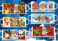 Персонализирана коледна чаша с надпис и/или снимка, снимка 6