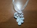 порцелан   колие медальон висулка , снимка 2
