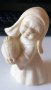 Италия скулптура монахинче с диня А. Сантини, снимка 1 - Колекции - 33489885