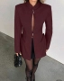 Бордово сако , снимка 2