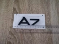 черна емблема Audi A7, снимка 2