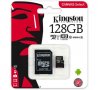 Бърза MicroSD 128GB Kingston class 10 - нова карта памет, запечатана, снимка 2