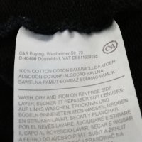 Черна блуза с два цветни орнамента, снимка 5 - Блузи с дълъг ръкав и пуловери - 37829089