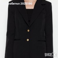 Дамско черно сако Н&М , снимка 1 - Сака - 43033065
