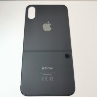 Заден капак, панел стъкло за iPhone X / Черен, снимка 1 - Резервни части за телефони - 37761426