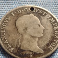Сребърна монета 20 кройцера 1832г. Франц първи Виена Австрийска империя 13634, снимка 4 - Нумизматика и бонистика - 42944370