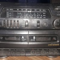 Радиокасетофон Сони/ Sony CFS-W435S Double cassette deck, снимка 4 - Радиокасетофони, транзистори - 43022296