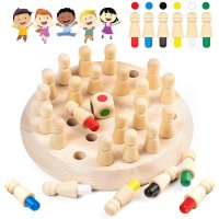 Детски дървен шах , снимка 13 - Образователни игри - 40702482