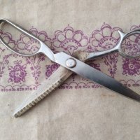 Шивашка ножица зиг заг, снимка 3 - Антикварни и старинни предмети - 33479980