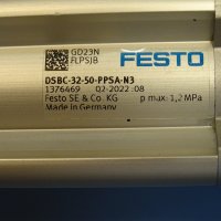 пневматичен цилиндър Festo DSBC-32-50-PPSA-N3 air cylinder, снимка 2 - Резервни части за машини - 40528447