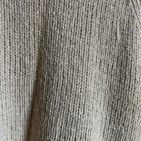 H&M Бежов дамски пуловер със сребърни нишки XS размер , снимка 7 - Блузи с дълъг ръкав и пуловери - 43714795