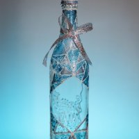 Подарък за жена, за годеж, за сватба. Оригинална декоративна бутилка с чаши и други аксесоари, снимка 15 - Подаръци за рожден ден - 42707752