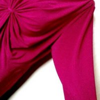 Еластична цикламена блуза 🌸XL р-р👚 арт.346🍀, снимка 3 - Блузи с дълъг ръкав и пуловери - 27968063