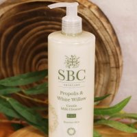 Ново SBC Skincare Нежно почистващо мляко с прополис и бяла върба 500мл., снимка 5 - Козметика за тяло - 42986393