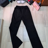 Черен летен панталон широки крачоли , снимка 8 - Панталони - 40671502