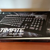 Геймърска механична клавиатура CM Storm QuickFire Ultimate – Cherry MX Brown суич, снимка 2 - Клавиатури и мишки - 35055079