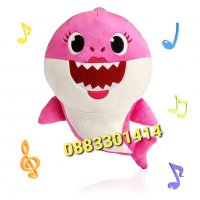Бейби Шарк Плюшени играчки Звук и Светлина Baby Shark Бебе Акула , снимка 3 - Плюшени играчки - 37636216