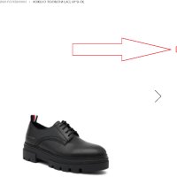 Оксфордки Tommy Hilfiger Leather LAce Up Shoe 37ми номер 23.5см стелка FW0FW06780 Black чисто нови, снимка 3 - Дамски ежедневни обувки - 42917617