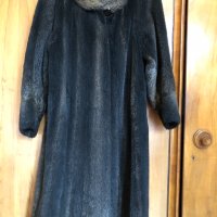 дълго палто от визон от най-високо качество с шапка, снимка 2 - Палта, манта - 39583918