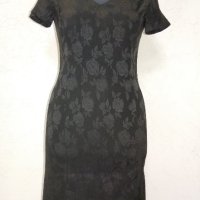 Дамска елегантна черна рокля, снимка 4 - Рокли - 42947296
