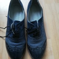 Тъмно сини обувки Bianki, снимка 6 - Дамски ежедневни обувки - 29005416