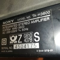 sony ta-h3600 stereo amplifier 0907211301, снимка 16 - Ресийвъри, усилватели, смесителни пултове - 33471010