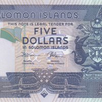 5 долара 2018, Соломонови острови, снимка 1 - Нумизматика и бонистика - 39202031