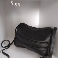 Кожена черна чанта, снимка 1 - Чанти - 37802822