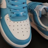 Nike Air Force 1 Nail Art Нови Оригинални Обувки Маратонки Размер 39 Кецове Номер 24.5см Дамски Сини, снимка 7 - Маратонки - 38843928